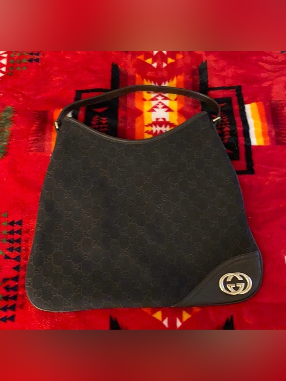 Gucci GG Denim New Britt Hobo bag mint condition